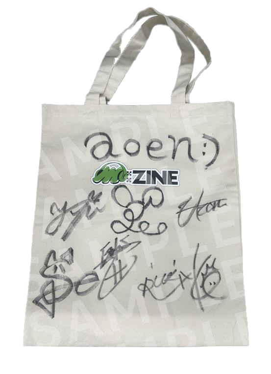 aoen直筆サイン入りトートバッグ