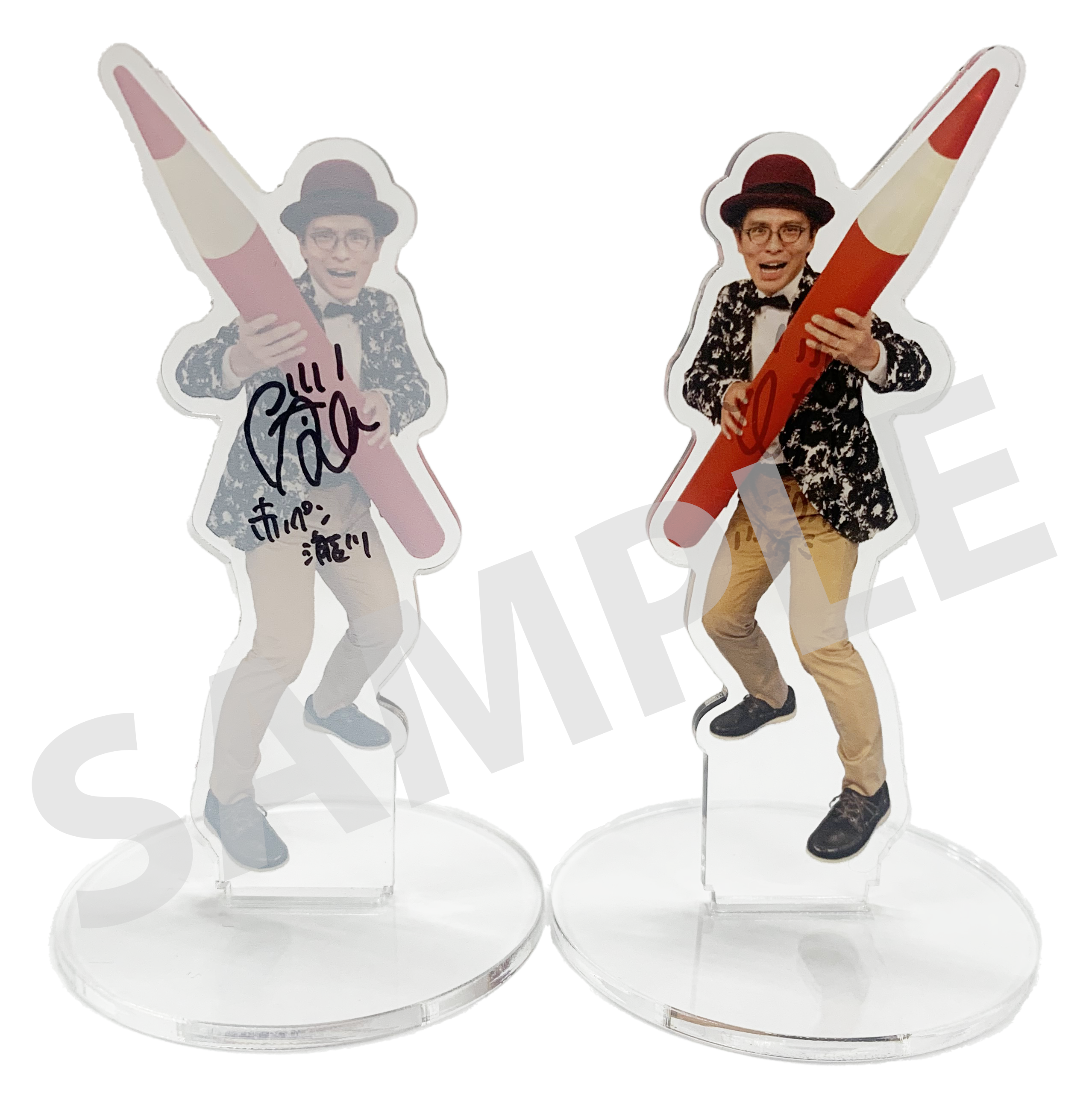 赤ペン瀧川の直筆サイン入りアクリルスタンド