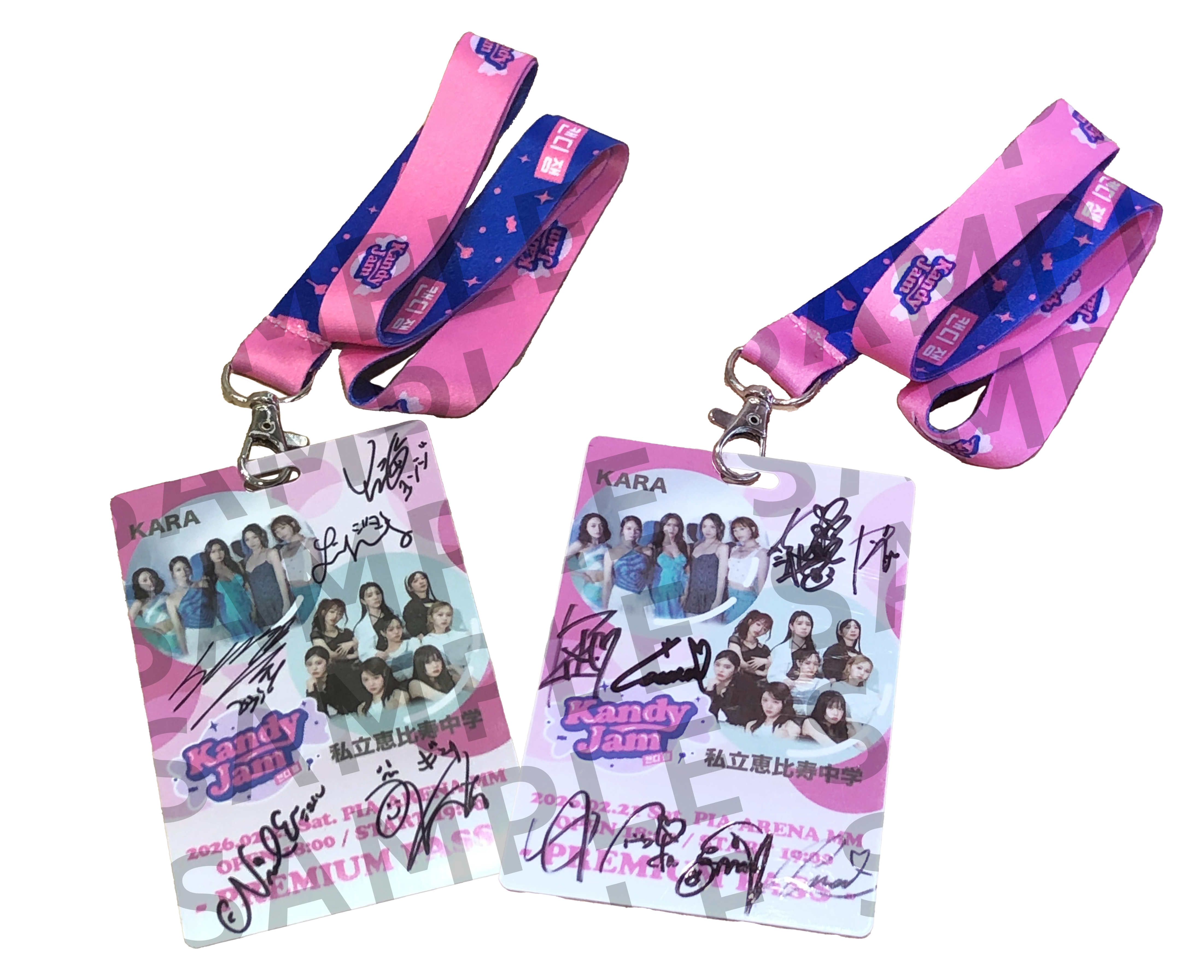 2組全員のサイン入りパス