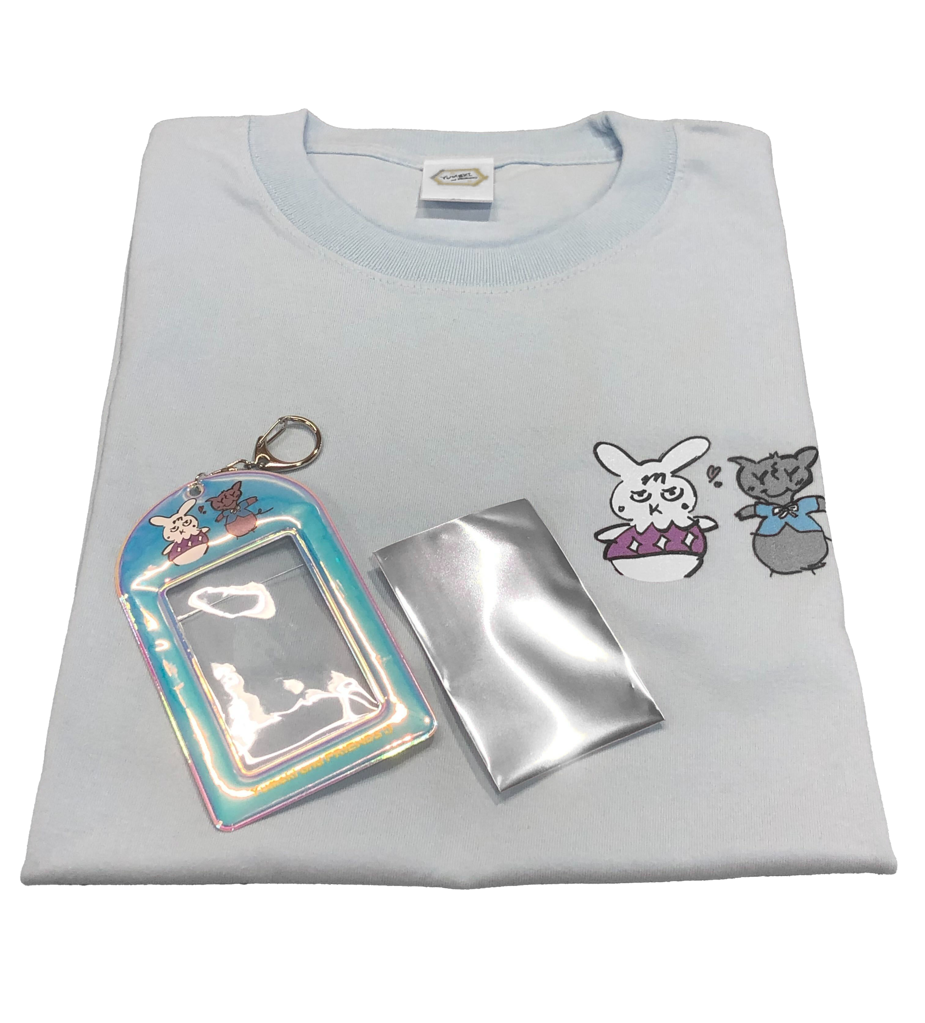 イベントオリジナルグッズ3点セット（Tシャツ（Mサイズ）・トレカケース・ステッカー）